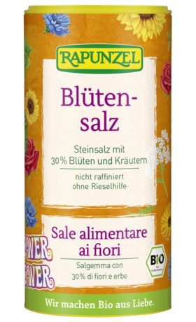 Product - Blossom salt Flower Power', rock salt with 30% flowers and herbs