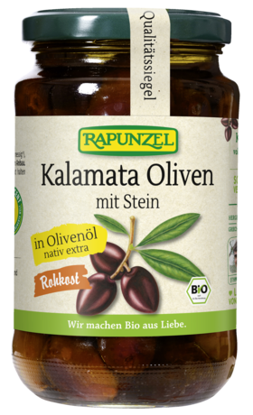 Product - Kalamata olives violet, with pit in olive oil