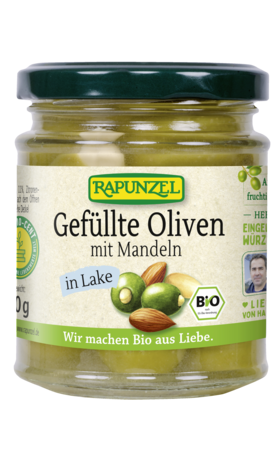 Product - Green olives filled with almonds in brine