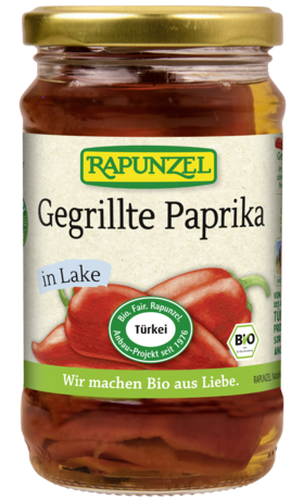 Product - Grilled red peppers in brine, project
