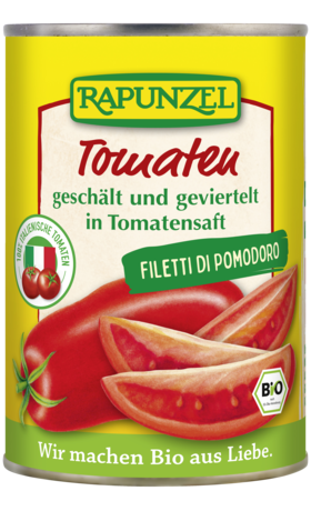 Product - Peeled, quartered tomatoes canned