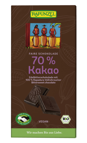 Product - Bittersweet chocolate 70% (Rapadura) HIH