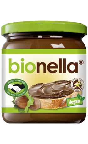 Product - bionella Nussnougat-Creme vegan