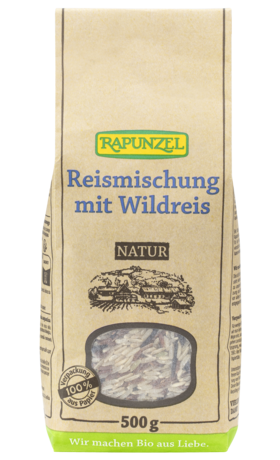 Product - Rice combination with wild rice, wholemeal