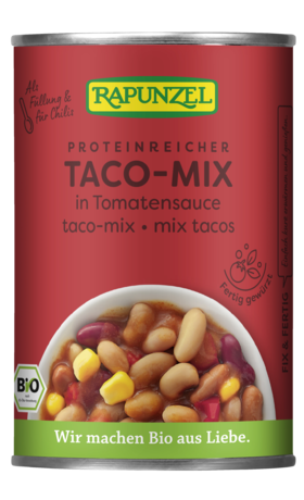Product - Taco Mix canned, bean mix, pepper and maize in tomato sauce