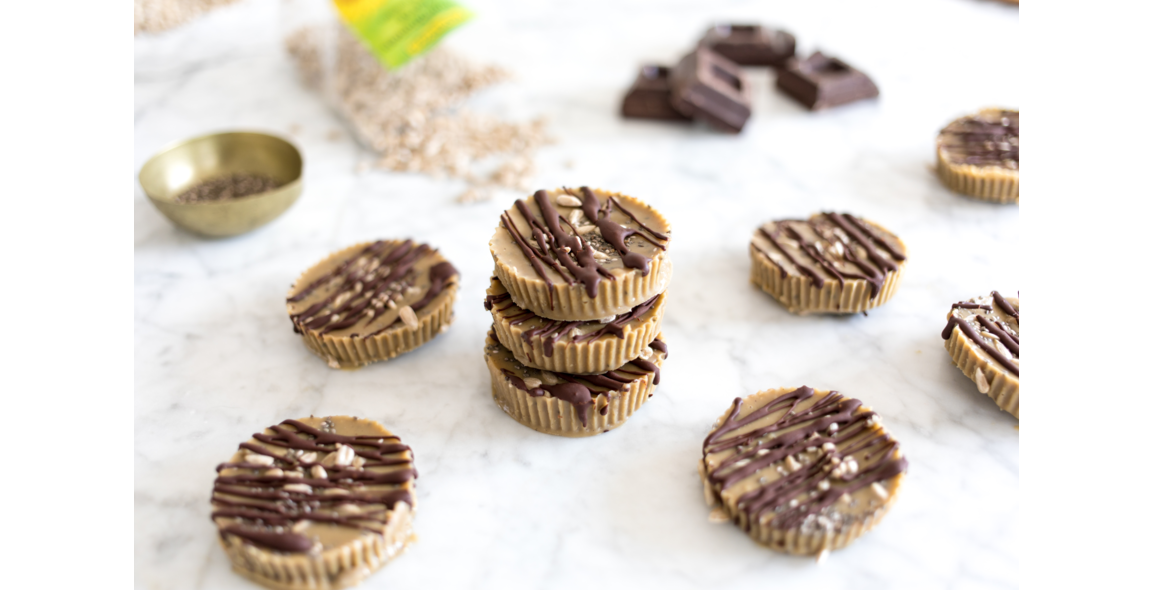 Sunflowerbutter chia cups