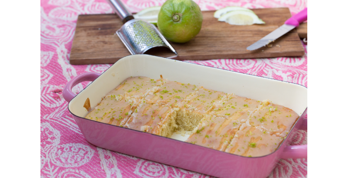 Lemon cake with coconut oil
