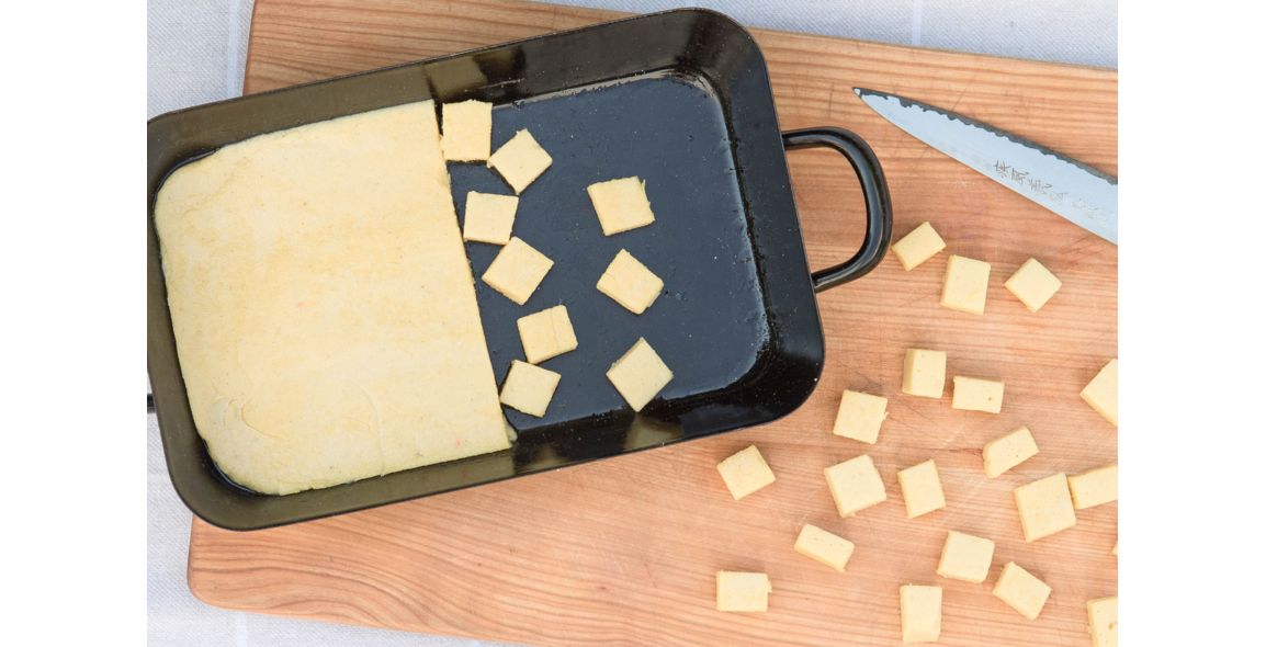 Chick peas flour tofu