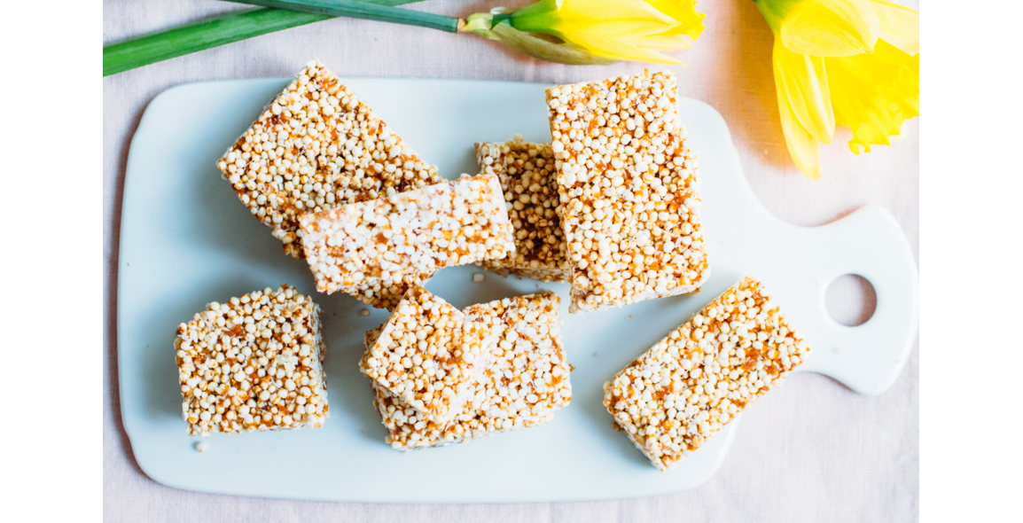 Quinoa Cocoa Butter Bars