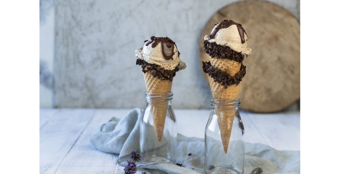Coffee cardamom ice cream