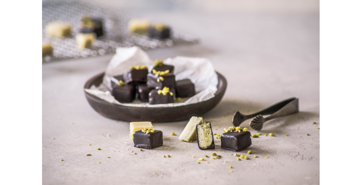 almond pistachio truffle