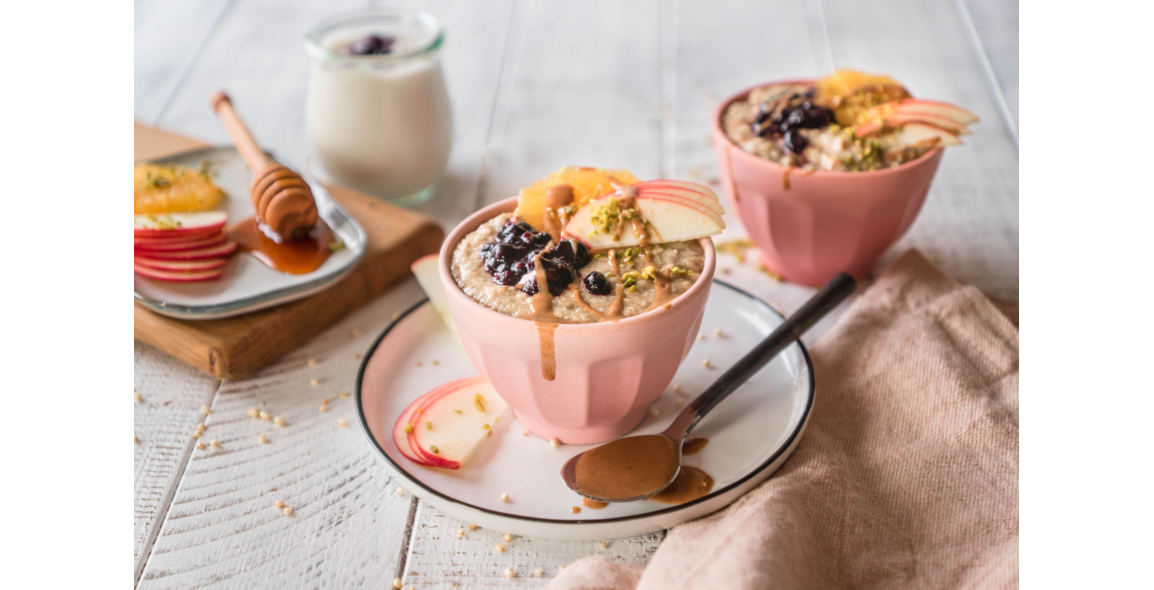 Breakfast bowl with Rapunzel basic mash