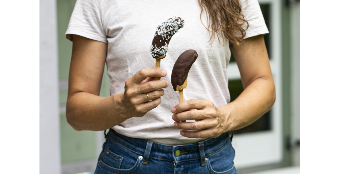 Ice Pops peanut chocolate banana