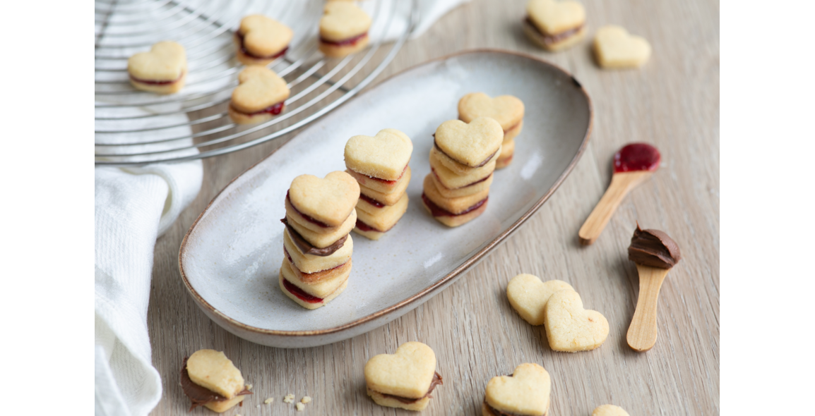Valentine's Day Heart Cookies
