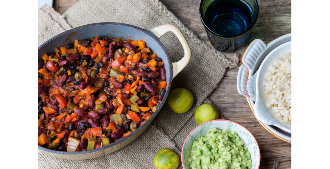 Vegetarian chili - chili sin carne