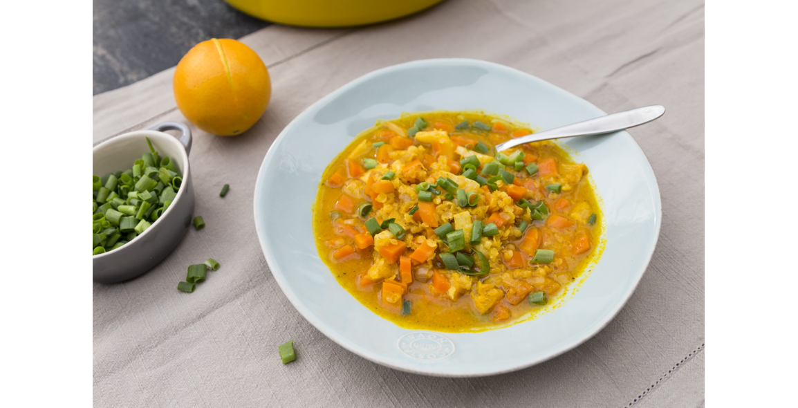 Lentil-carrot soup
