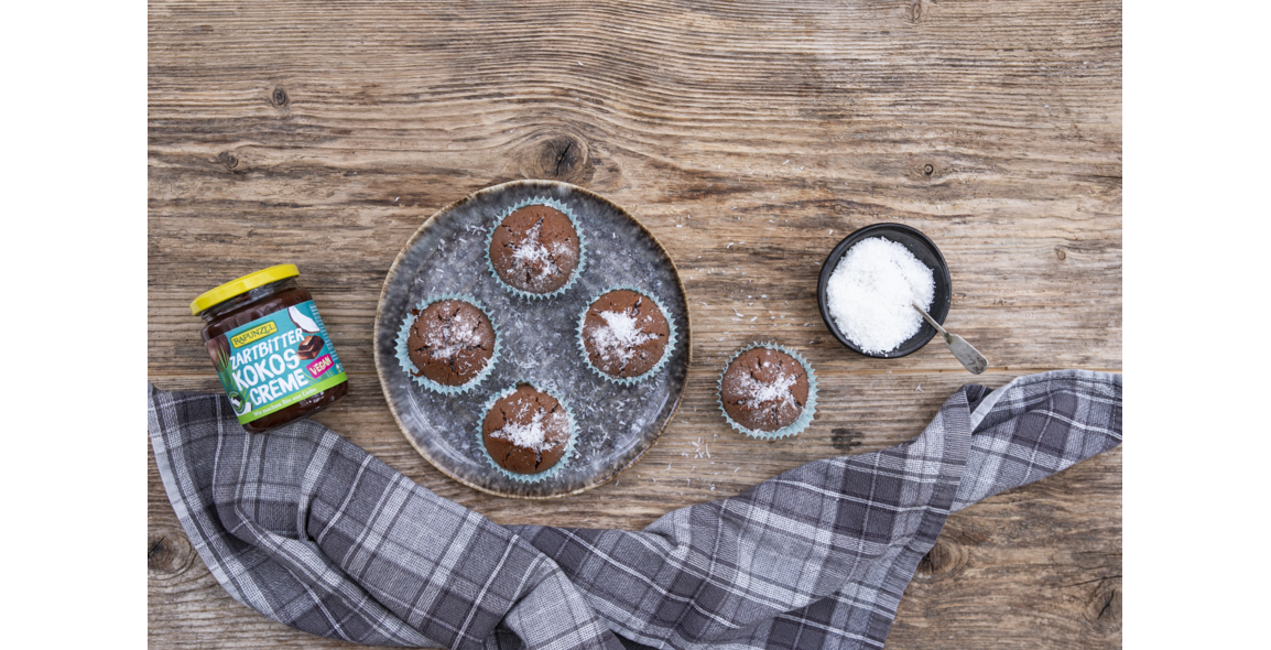 Chocolate coconut muffins