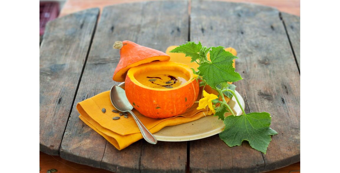 Pumpkin coconut soup