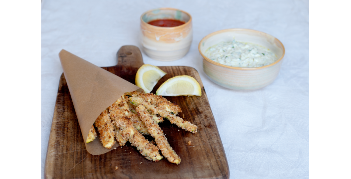 Oven baked Zucchini Fries