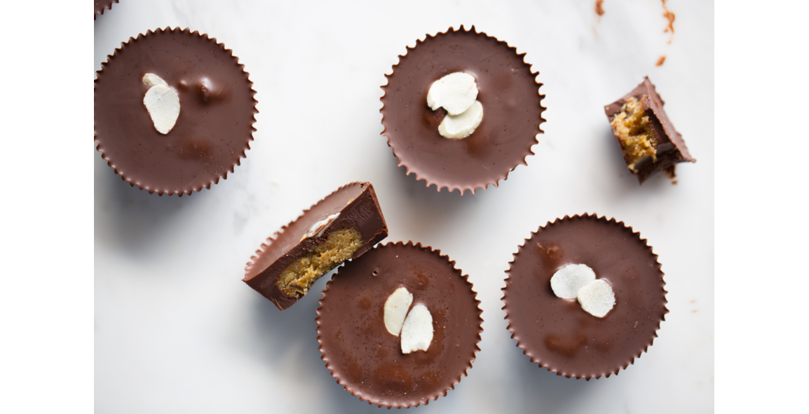 Peanut Butter Cups with Dates