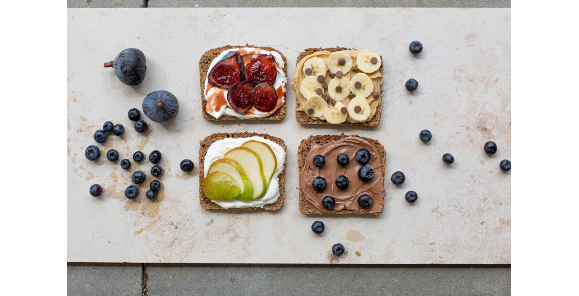 Colorful Breakfast Toast