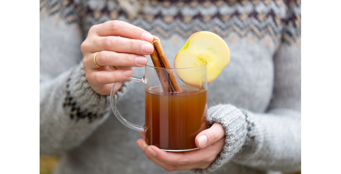 Hot Apple Cider with Pear Apple Butter