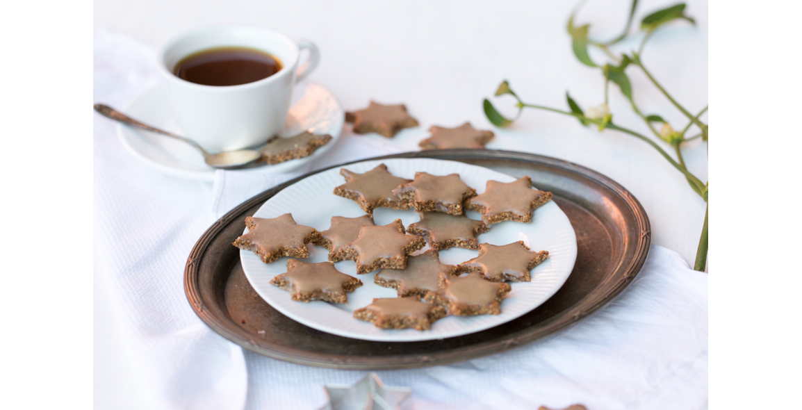 Chia cinnamon cookies with almonds